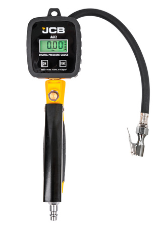 Pistolet do pompowania kół cyfrowy manometr LCD pompka samochodowa 0-14 bar JCB