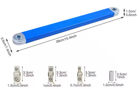 Klucz przedłużający grzechotkę przekładniowy do klucze nasadowe 1/4 3/8 1/2 FALON-TECH