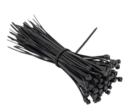 Opaski zaciskowe kablowe 160x2.5mm 100el czarne GEKO