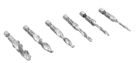 Wiertła gwintujące HSS M3 - M10 gwintowniki 6 el FALON-TECH