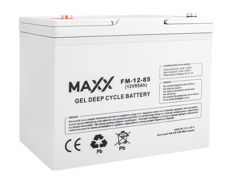 Akumulator solarny do fotowoltaiki ups 12V 85Ah DEEP CYCLE GEL 4SUN