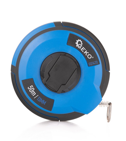 Taśma miernicza stalowa zwijana metrówka 50m 13mm GEKO