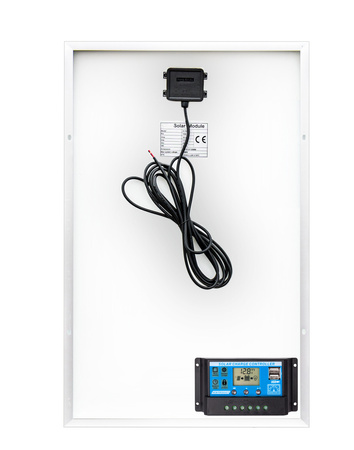 Zestaw solarny fotowoltaiczny 70W 12V (Panel solarny 70W, Regulator napięcia 10A) VOLT POLSKA