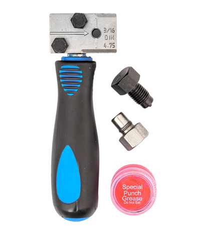 Zestaw do zarabiania przewodów końcówek hamulcowych ASTA SAE 3/16" 4,75 FALON-TECH