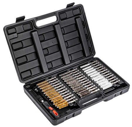 Szczotki do czyszczenia gniazd wtryskiwaczy zestaw 38el YATO