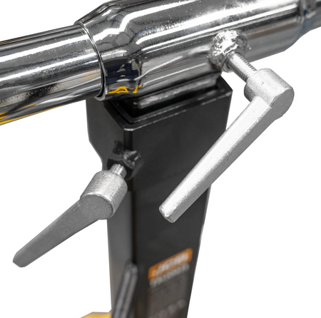 Wózek hydrauliczny do demontażu transportu dużych kół opon tir ciągnik JCB