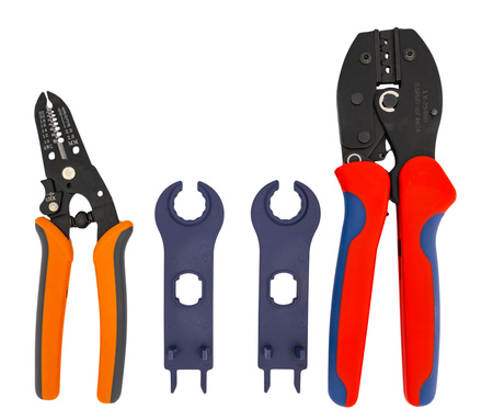 Zestaw do zarabiania wtyczek MC4 przewodów solarnych klucze zaciskarka VOLT POLSKA