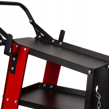 Wózek spawalniczy na kołach 3 półki 60kg do przewozu spawarki butli migomat MAR-POL