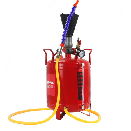 Pompa pneumatyczna do napełniania oleju w skrzyniach biegów + adaptery 13szt FALON-TECH