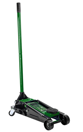 Mocny podnośnik samochodowy niskoprofilowy 2 tłoki żaba lewarek guma 3T ROCKFORCE