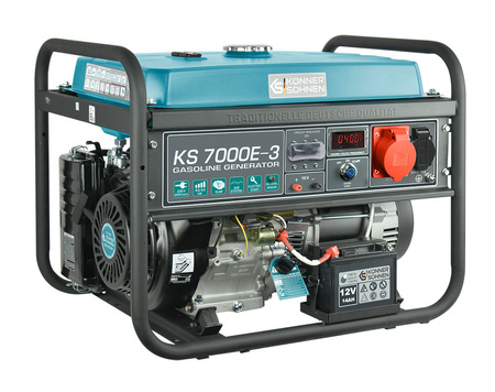 Agregat generator prądu benzynowy KS 7000E-3 5500W 400V Könner & Söhnen KS