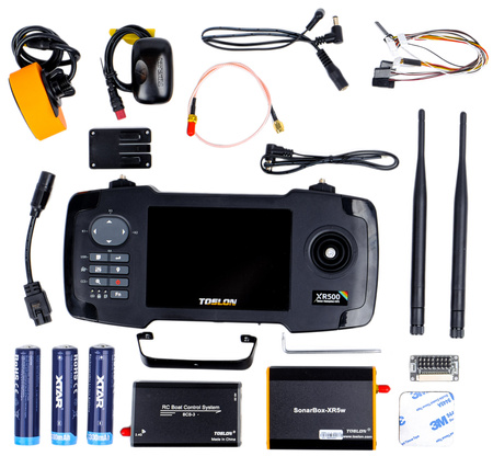 Autopilot x-pilot do łodzi zanętowych gps autopilot echosonda XR500 TOSLON
