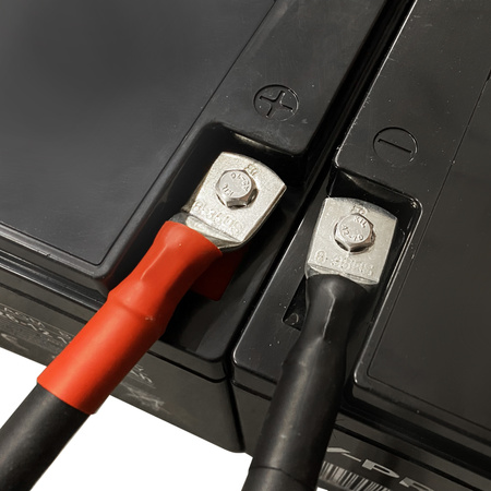 Kabel przewód do łączenia akumulatorów agm żelowe 35mm2 27cm VOLT POLSKA