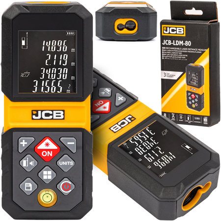 Dalmierz laserowy 80m JCB