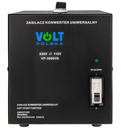 Konwerter reduktor napięcia 3000W (230V/110V) VOLT POLSKA