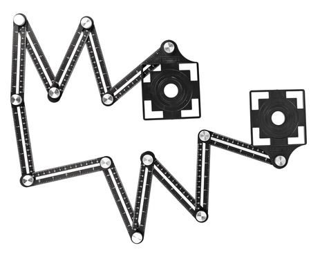 Przymiar znacznik szablon wzornik otworów płytek FALON-TECH