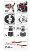 Zaciskarka hydrualiczna praska do rur PEX AL PRO + 8 głowic YT-21735 YATO