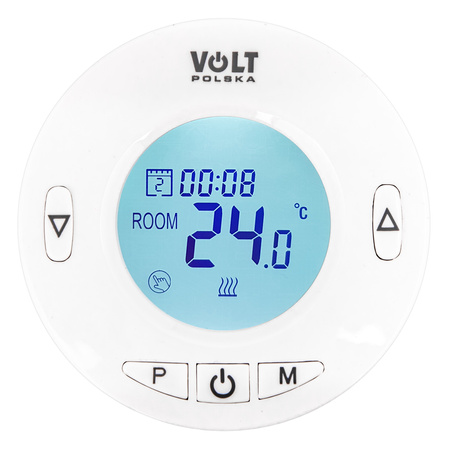 Zestaw 3x głowica termostatyczna lcd elektroniczna zawór M30x1,5 + HUB WIFI VOLT POLSKA