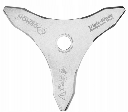 Tarcza gruba 3 zęby nóż ostrze 3mm trójząb do kosy spalinowej MAR-POL