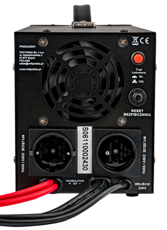 Zestaw zasilacz awaryjny przetwornica ups sinus 1000E 12v + akumulator 100Ah VOLT POLSKA