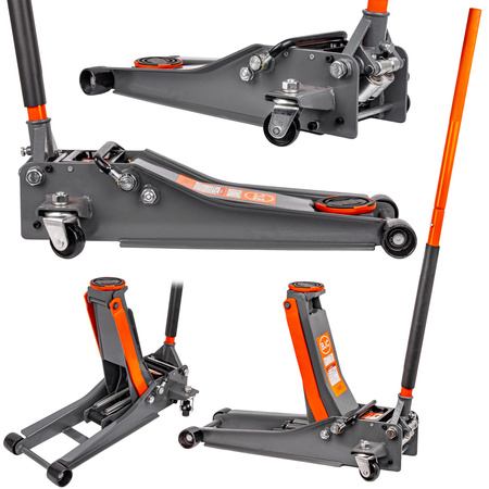 Podnośnik samochodowy niskoprofilowy 3T 75mm żaba lewarek BJC