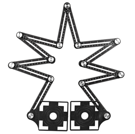 Przymiar znacznik szablon wzornik otworów płytek FALON-TECH