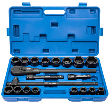 Klucze Nasadowe Udarowe 3/4" 6-kątne 21 el FORCEKRAFT