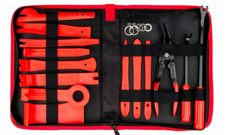 Ściągacze do tapicerki 19el zestaw ściągaczy SILVER