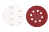 Papier ścierny na rzep krążek dysk z dziurami 125mm P80 100szt SILVER