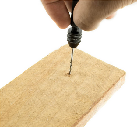 Precyzyjna mini wiertarka ręczna wkrętak + wiertła 0,5 - 3 mm 25el FALON-TECH