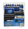 Zestaw śrubokrętów wkrętaków bity klucze nasadki imbusy torx z magnesem 122el GEKO