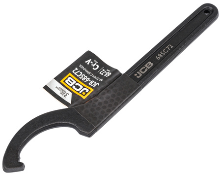 Klucz hakowy z noskiem pazurem nastawny do nakrętek 68-72 mm JCB