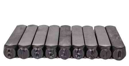 Znaczniki numeratory (cyfry + litery) 36el 8mm TOOLES