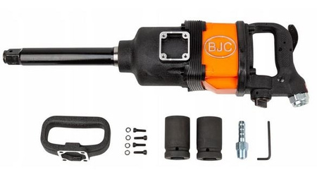 Zestaw 3x Klucz Udarowy Pneumatyczny BJC 1" 3/4 1/2 4800Nm +Nasadki +Rękawice