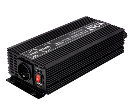 Przetwornica SINUS-1000/2000W (12V/230V) VOLT POLSKA