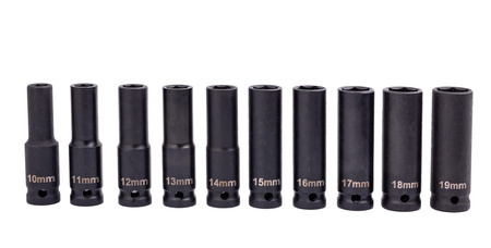 Klucz udarowy pneumatyczny kompozytowy 1/2" 1600Nm BJC + Nasadki 10-19mm 20szt.