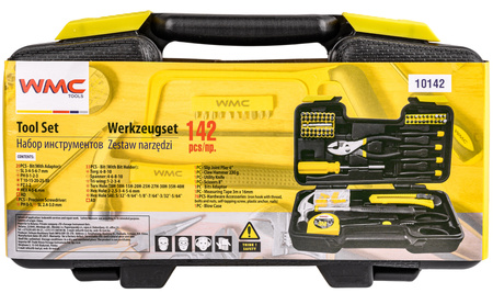 Zestaw narzędziowy 142 elementów WMC