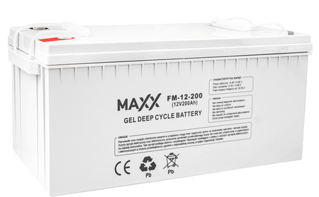 Akumulator żelowy DEEP CYCLE MAXX 200Ah 12V