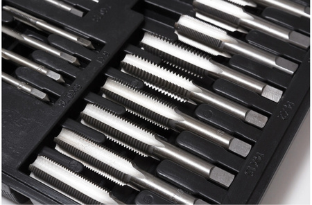 Zestaw narzynki gwintowniki kalibrowniki 110 sztuk TRADE HOUSE