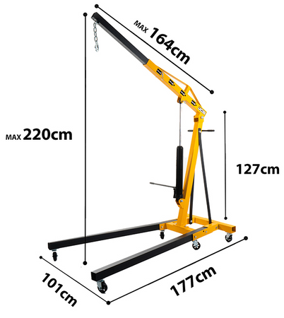 Żuraw dźwig warsztatowy hydrauliczny składany 2T JCB
