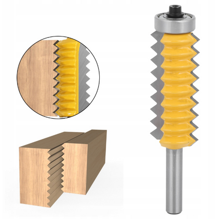 Frez trzpieniowy do połączeń wielowpustkowych 8mm wiertło do drewna beczek FALON-TECH