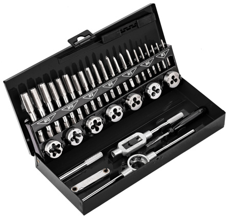 Zestaw narzynki gwintowniki kalibrowniki 32 szt M3-M12 walizka SCHEPPACH