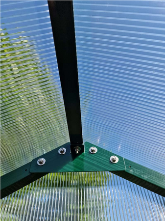 Szklarnia ogrodowa poliwęglan premium plus 300x400 12m2 kolor zielony PTF