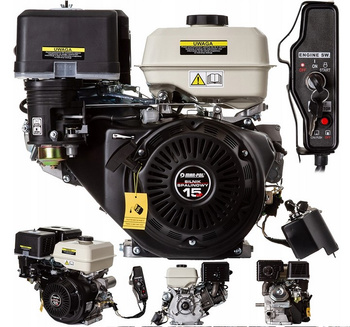 Silnik spalinowy z rozrusznikiem spalinowy benzynowy 15KM wał 25mm MAR-POL