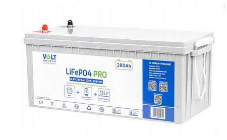 Akumulator LiFePo4 BMS 280Ah 12V 200A mata grzewcza VOLT POLSKA