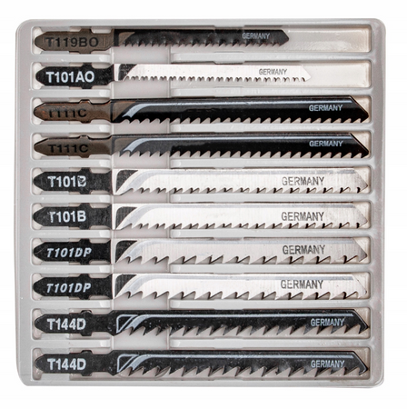 Noże brzeszczoty do wyrzynarki (10 sztuk) SILVER