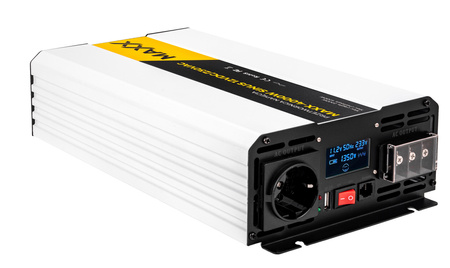 Przetwornica prądu napięcia czysty sinus 12v 230v 2000/4000w MAXX 4SUN
