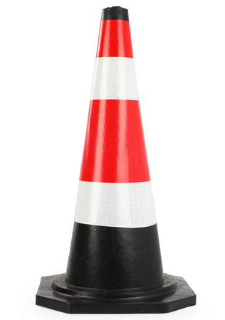 Zestaw pachołek drogowy słupek ostrzegawczy odblaskowy 60cm 4szt. MAR-POL