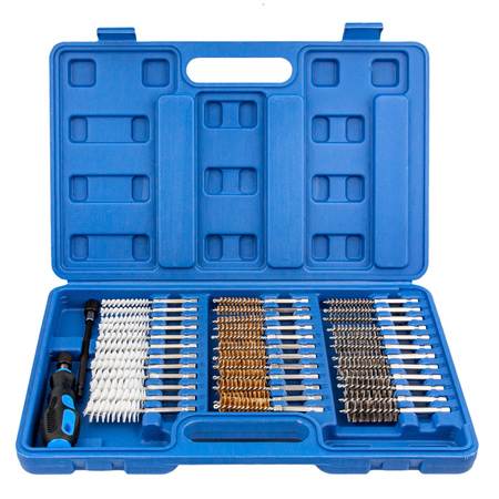 Szczotki do czyszczenia gniazd wtryskiwaczy zestaw 38el FALON-TECH