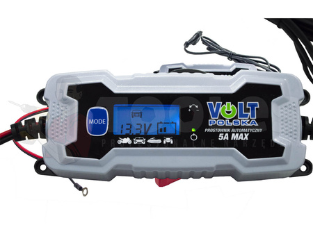 Prostownik ładowarka do akumulatora 6-12V 5A AUTO VOLT POLSKA
